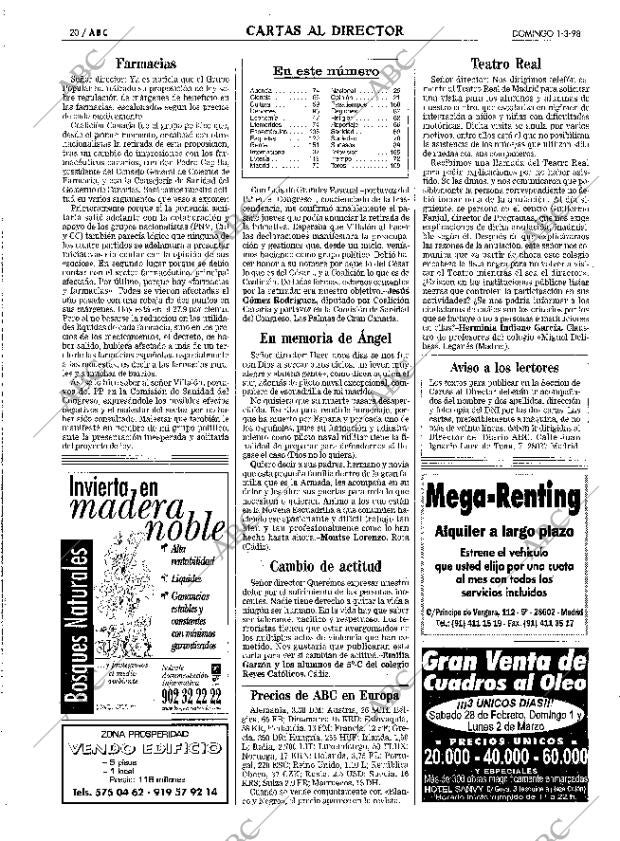 ABC MADRID 01-03-1998 página 20