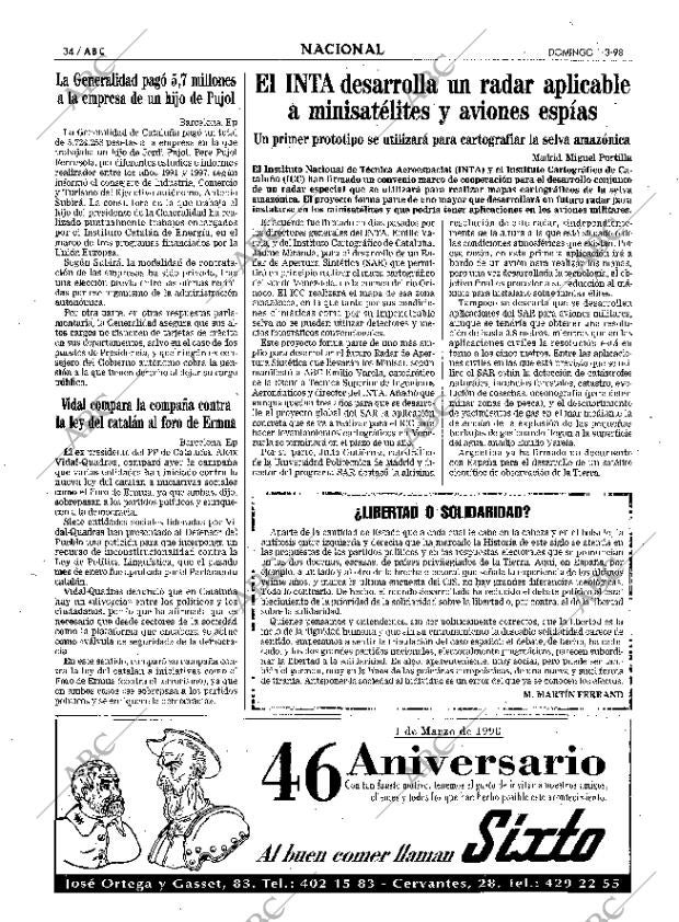 ABC MADRID 01-03-1998 página 34