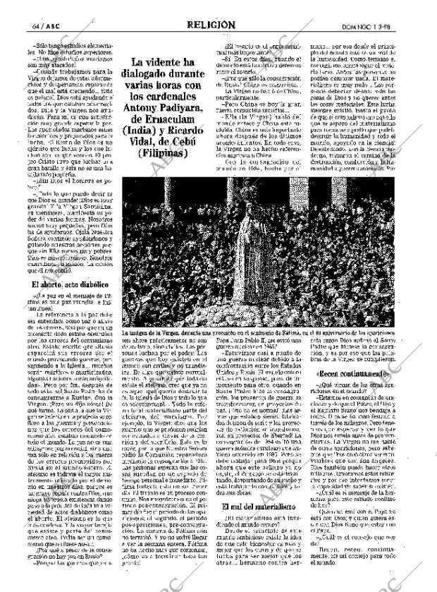 ABC MADRID 01-03-1998 página 64