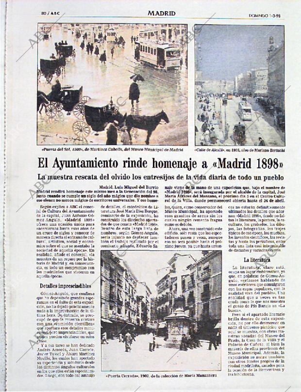 ABC MADRID 01-03-1998 página 80