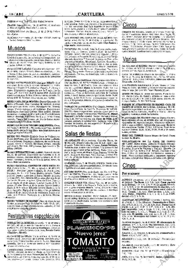ABC MADRID 02-03-1998 página 108