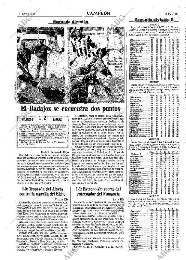 ABC MADRID 02-03-1998 página 85