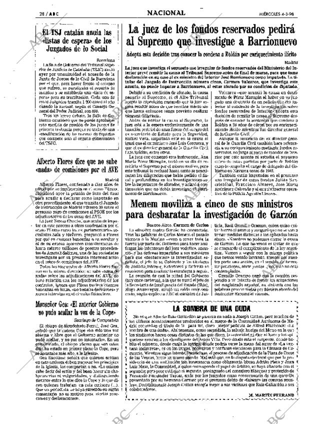 ABC SEVILLA 04-03-1998 página 28