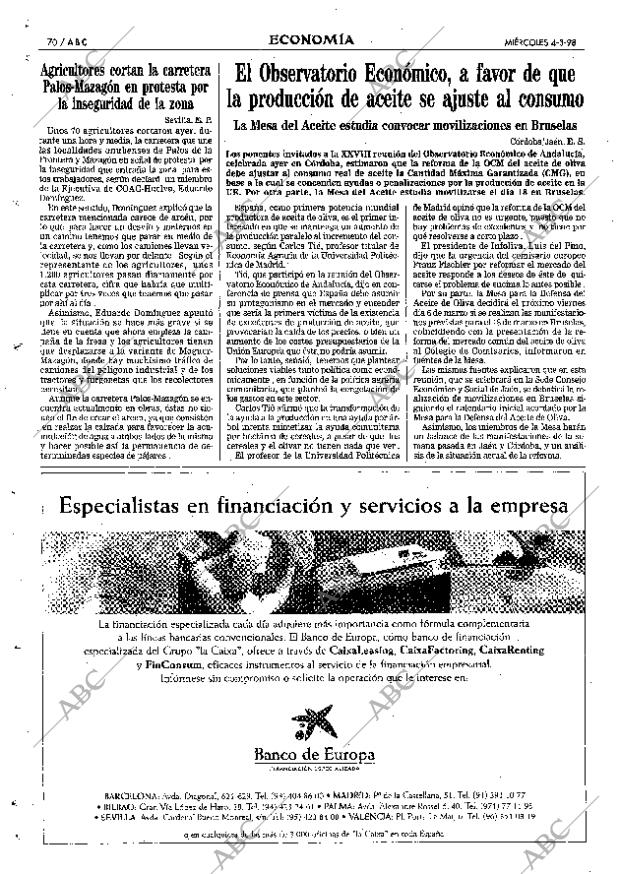 ABC SEVILLA 04-03-1998 página 70