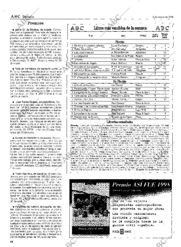 CULTURAL MADRID 06-03-1998 página 10