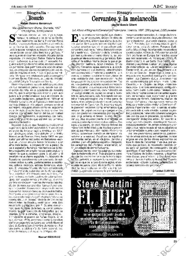 CULTURAL MADRID 06-03-1998 página 23