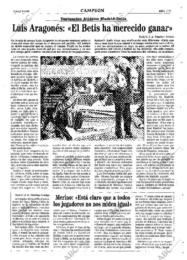ABC SEVILLA 09-03-1998 página 71