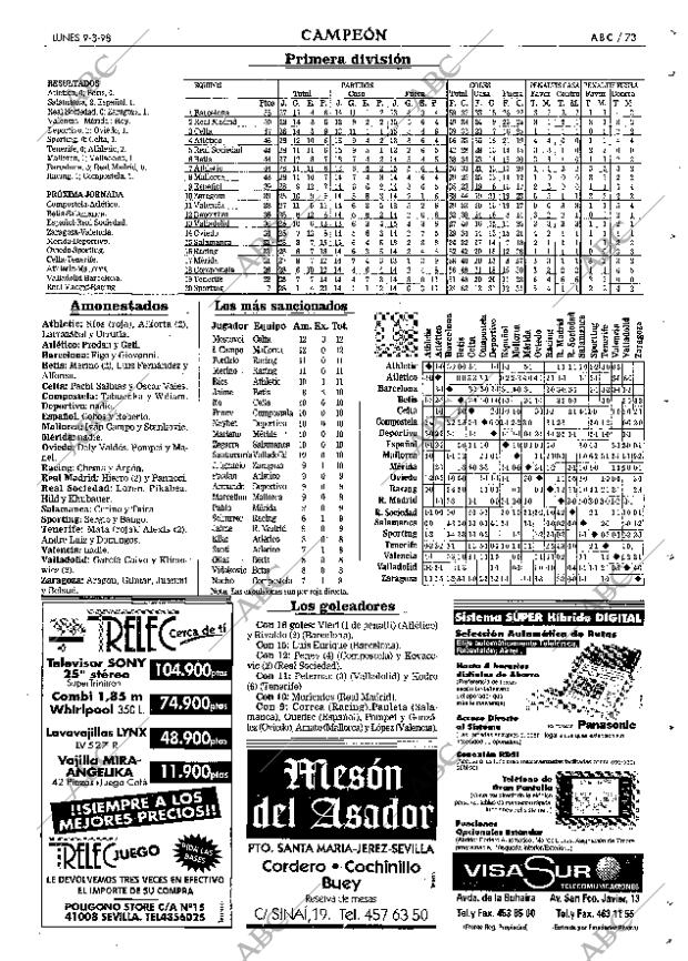ABC SEVILLA 09-03-1998 página 73