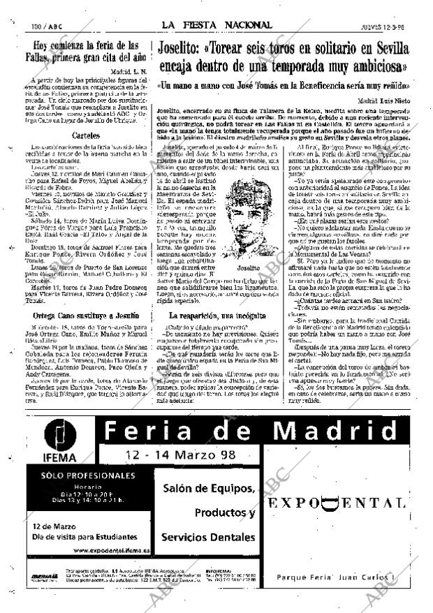 ABC MADRID 12-03-1998 página 100