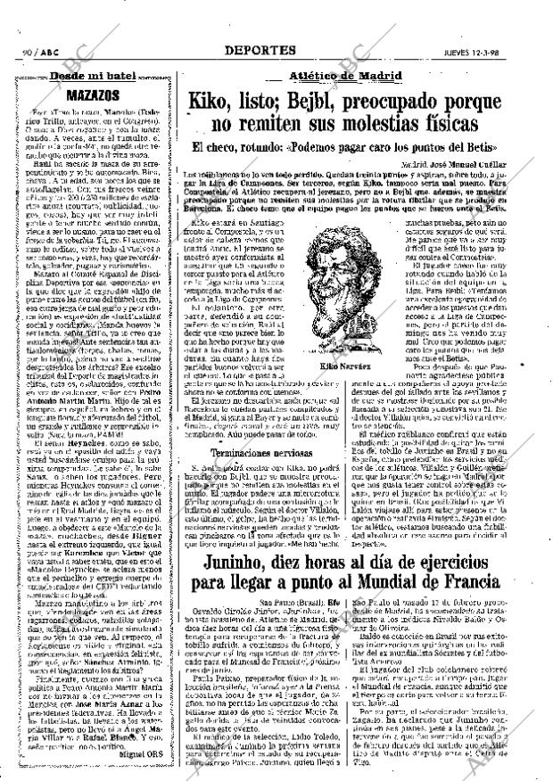 ABC MADRID 12-03-1998 página 90