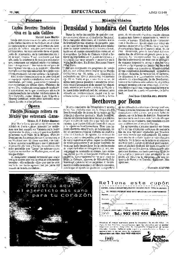 ABC MADRID 12-03-1998 página 98