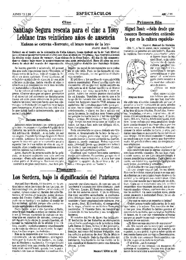 ABC MADRID 12-03-1998 página 99