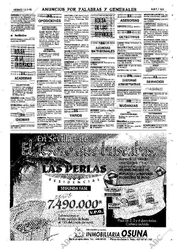 ABC SEVILLA 13-03-1998 página 105