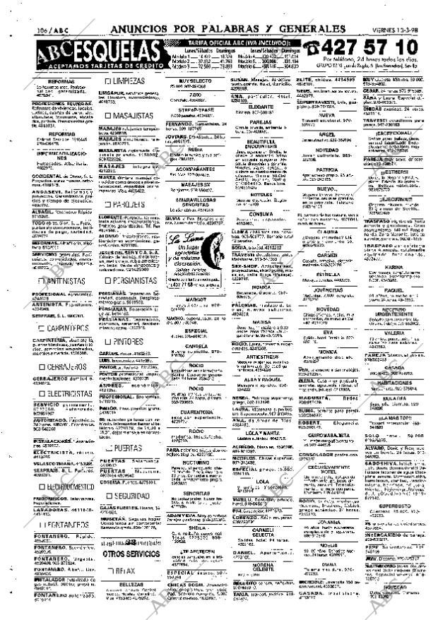 ABC SEVILLA 13-03-1998 página 106