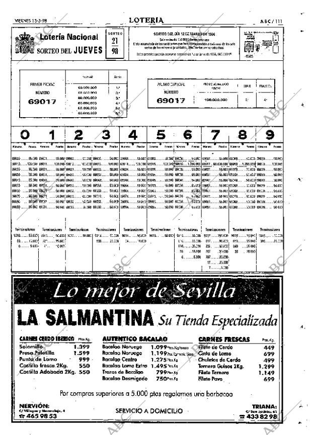 ABC SEVILLA 13-03-1998 página 111