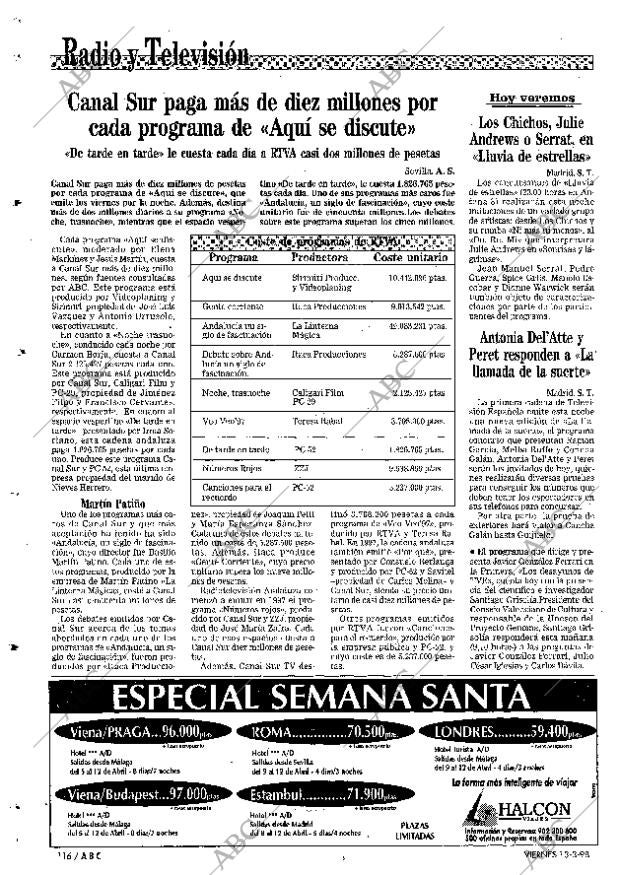 ABC SEVILLA 13-03-1998 página 116
