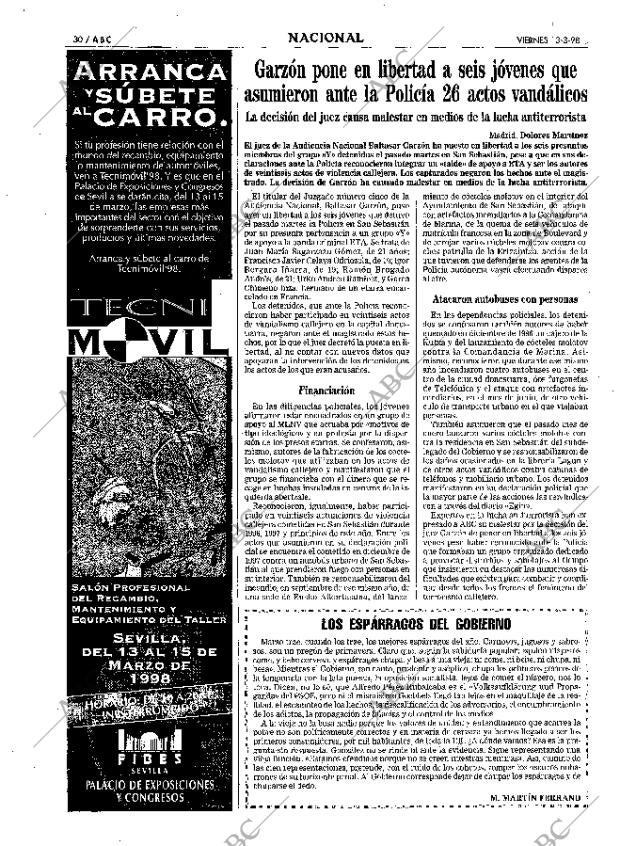 ABC SEVILLA 13-03-1998 página 30