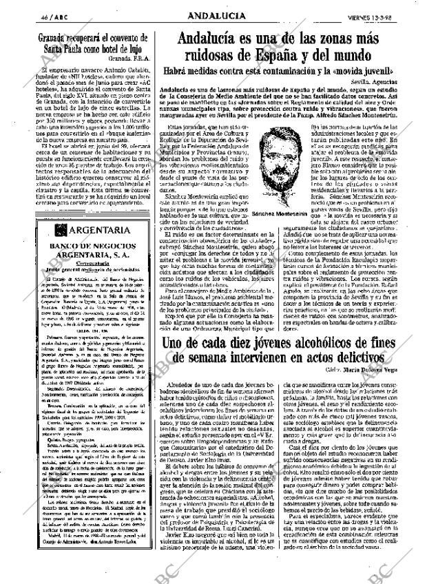ABC SEVILLA 13-03-1998 página 46