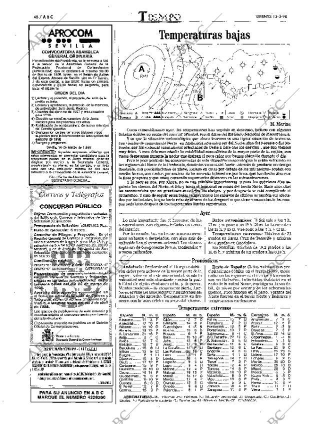 ABC SEVILLA 13-03-1998 página 48