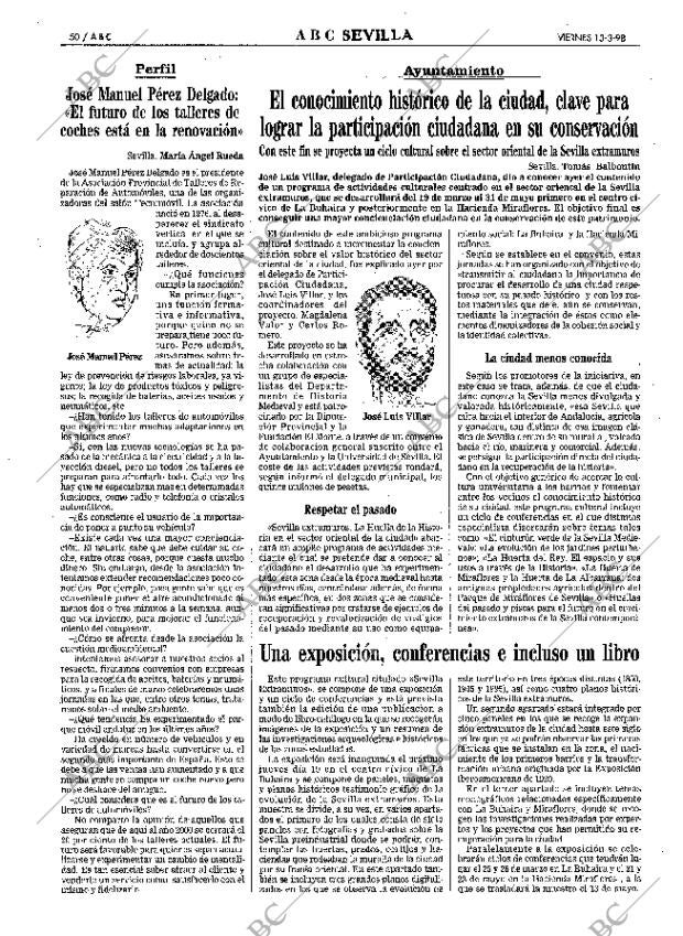 ABC SEVILLA 13-03-1998 página 50