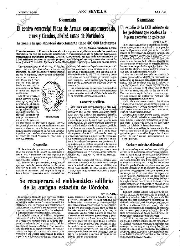ABC SEVILLA 13-03-1998 página 53
