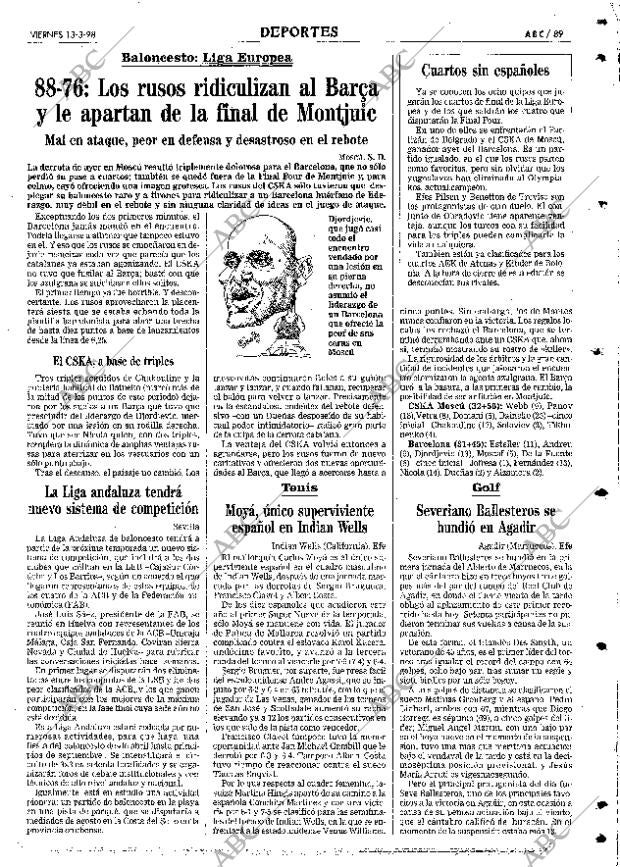 ABC SEVILLA 13-03-1998 página 89