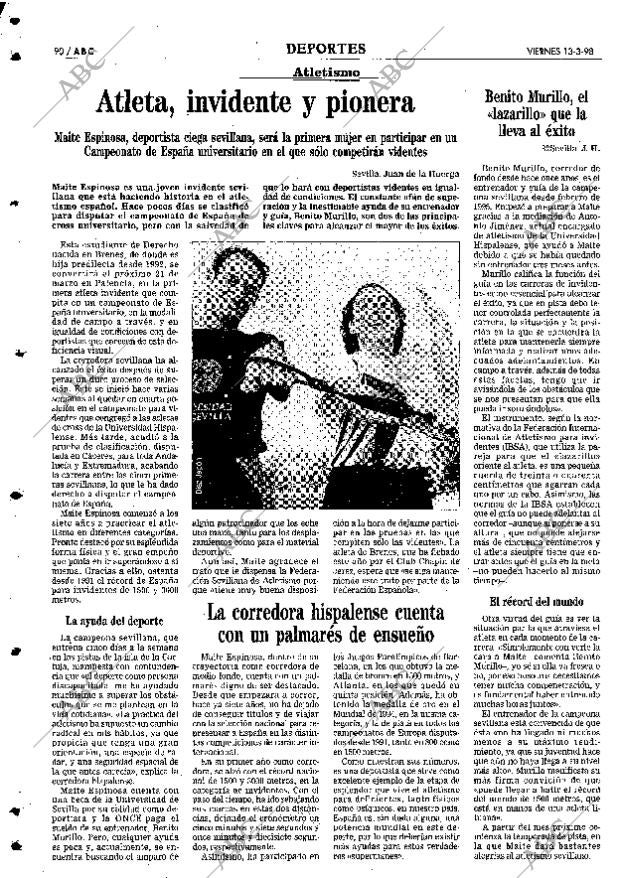 ABC SEVILLA 13-03-1998 página 90