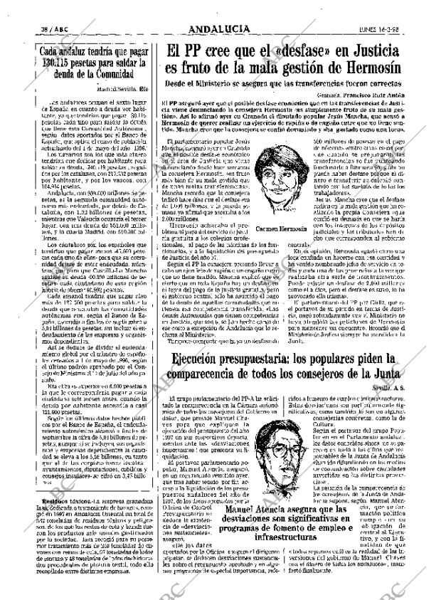 ABC SEVILLA 16-03-1998 página 38