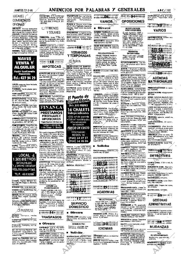 ABC SEVILLA 17-03-1998 página 103