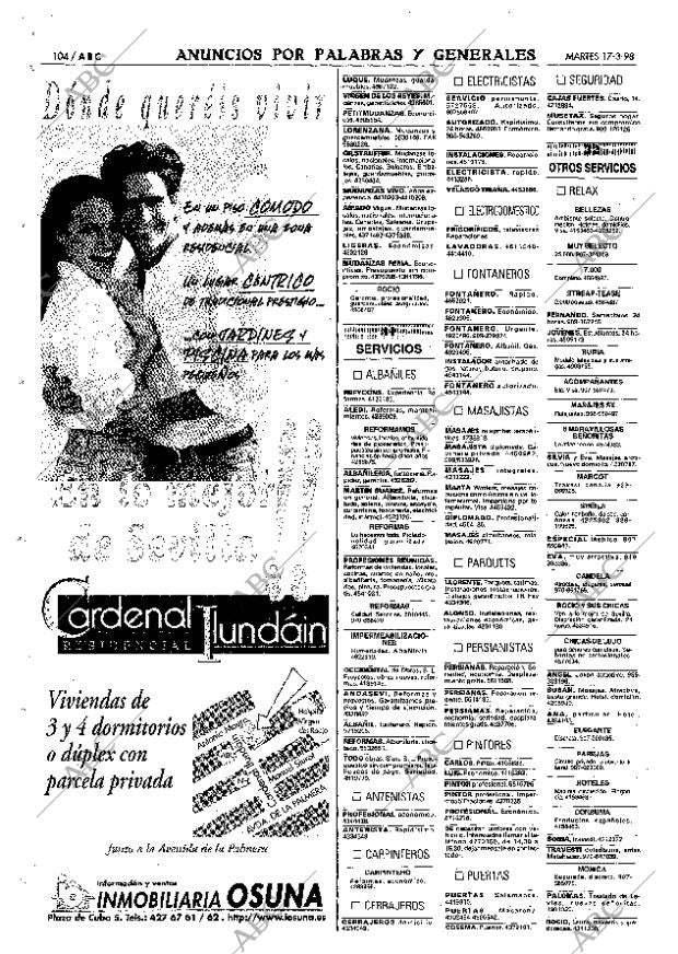 ABC SEVILLA 17-03-1998 página 104