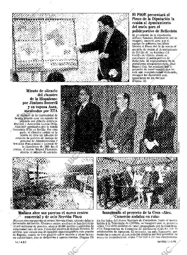 ABC SEVILLA 17-03-1998 página 14