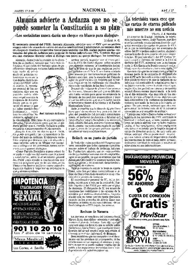 ABC SEVILLA 17-03-1998 página 27