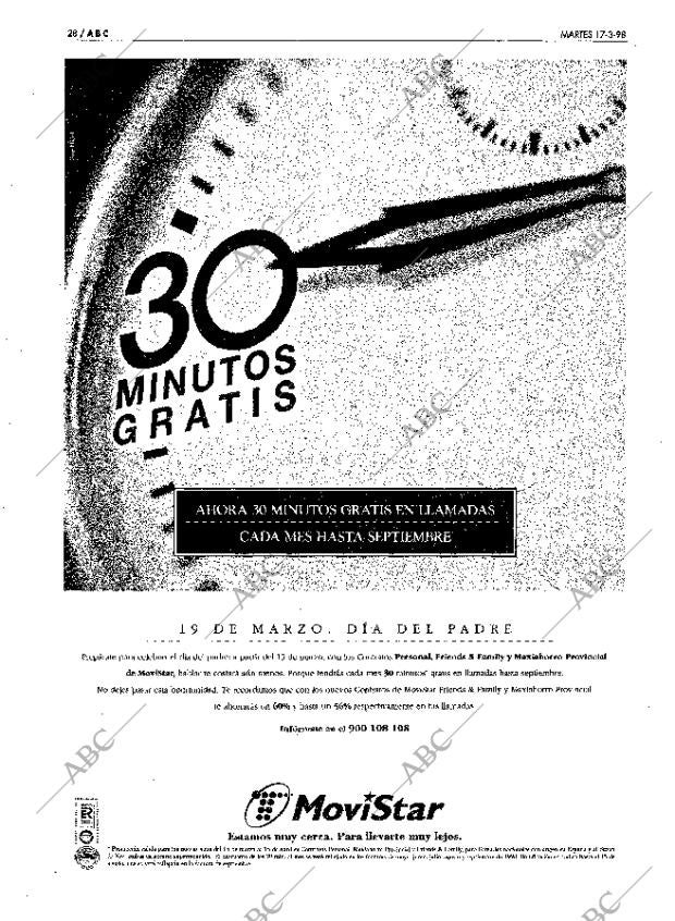 ABC SEVILLA 17-03-1998 página 28