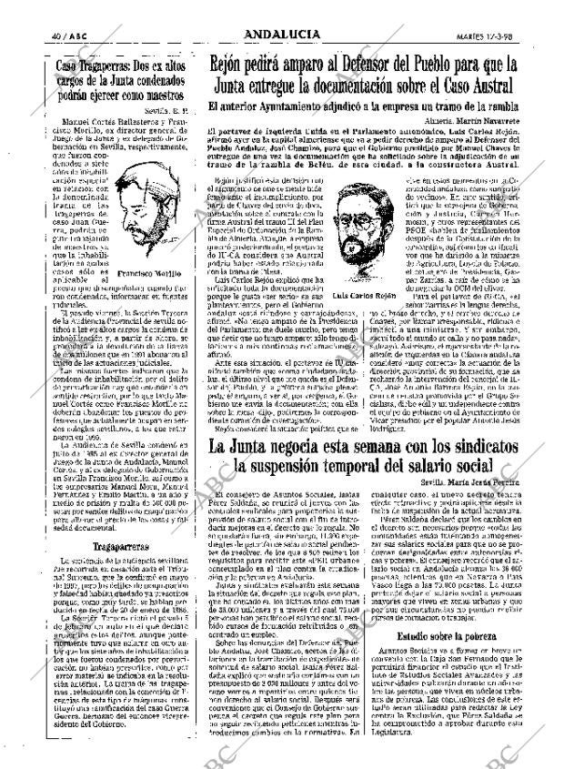 ABC SEVILLA 17-03-1998 página 40