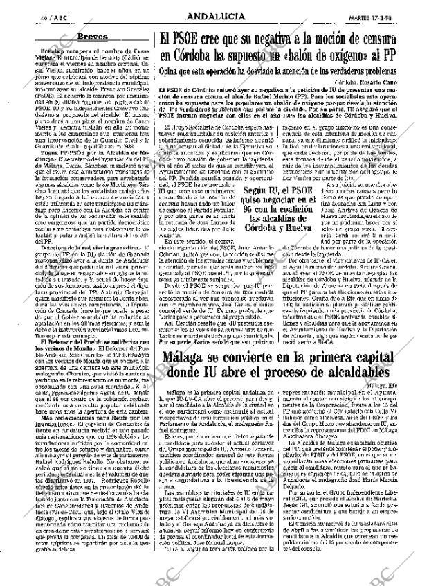 ABC SEVILLA 17-03-1998 página 46