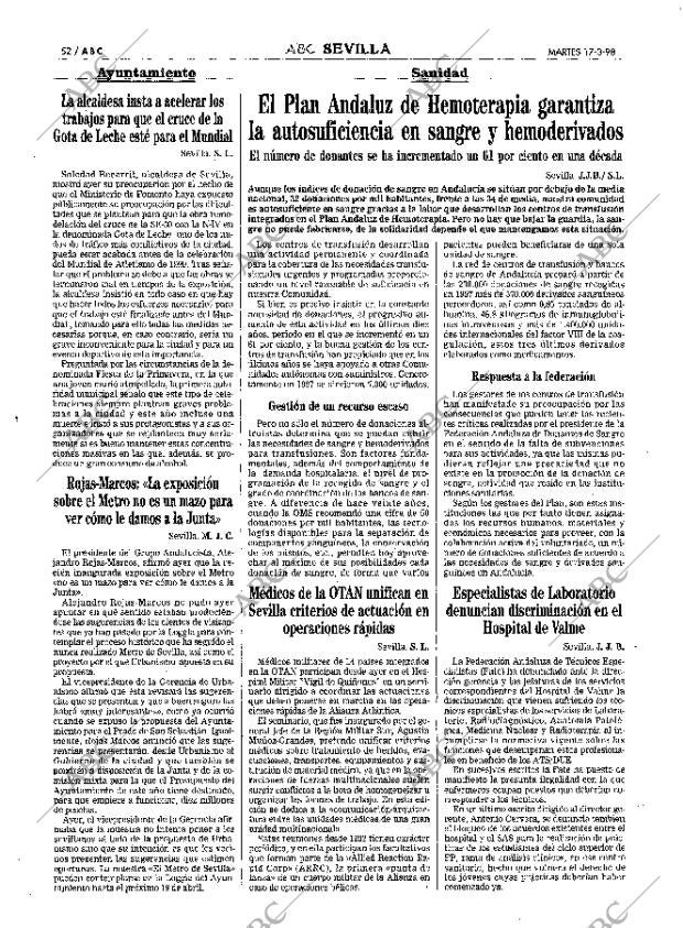 ABC SEVILLA 17-03-1998 página 52