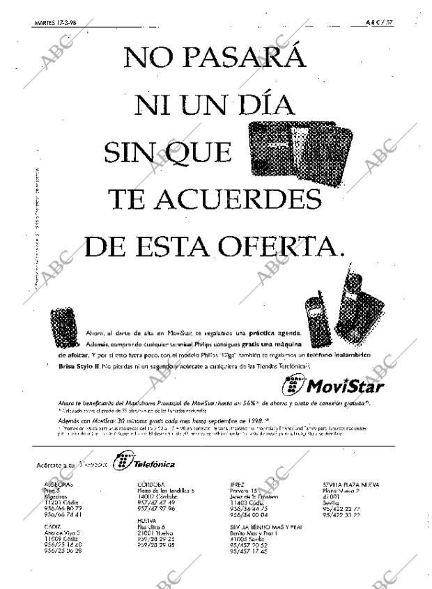 ABC SEVILLA 17-03-1998 página 57
