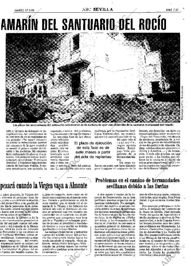 ABC SEVILLA 17-03-1998 página 61