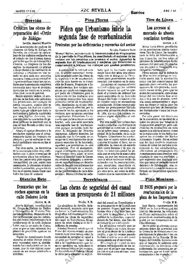 ABC SEVILLA 17-03-1998 página 65