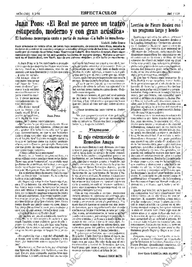 ABC MADRID 18-03-1998 página 109