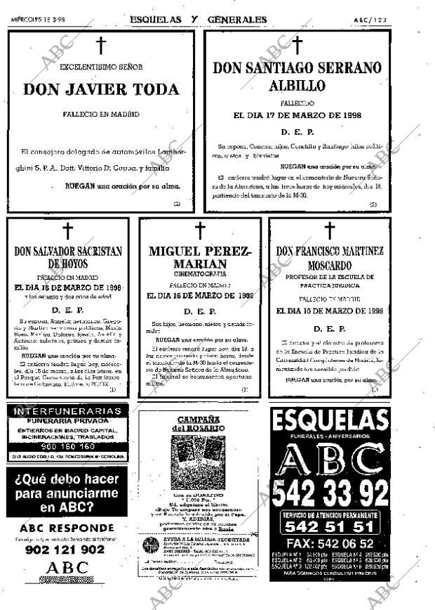 ABC MADRID 18-03-1998 página 123