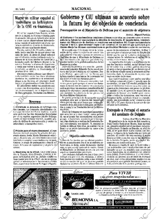 ABC MADRID 18-03-1998 página 28