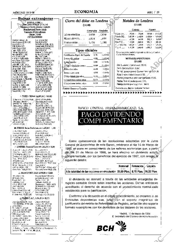 ABC MADRID 18-03-1998 página 59