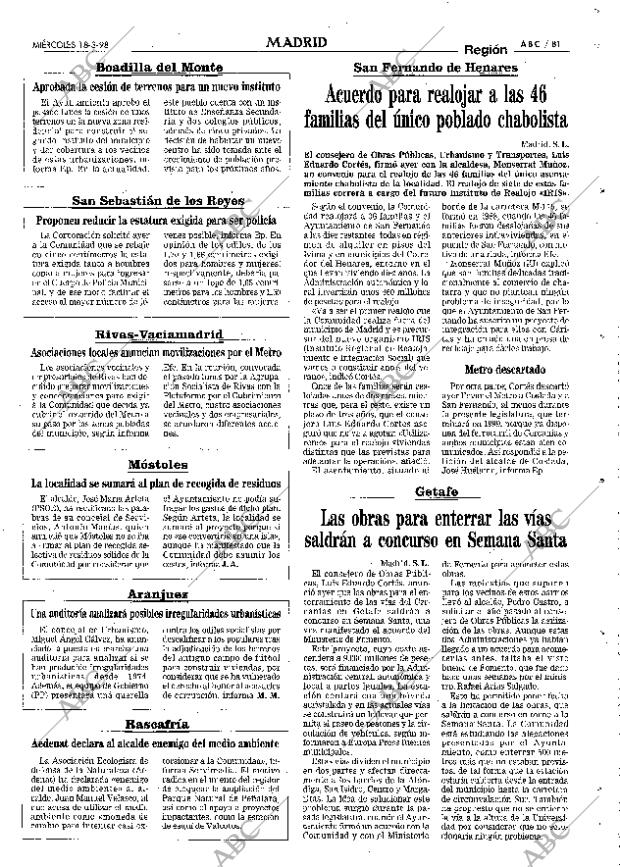 ABC MADRID 18-03-1998 página 81