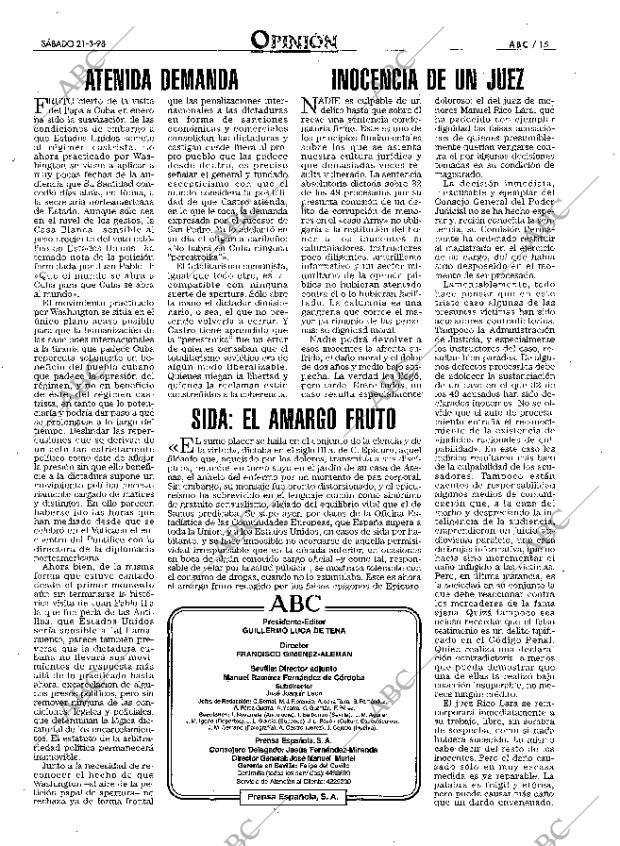 ABC SEVILLA 21-03-1998 página 15