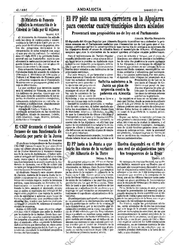 ABC SEVILLA 21-03-1998 página 42