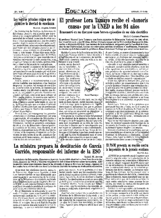 ABC MADRID 27-03-1998 página 58