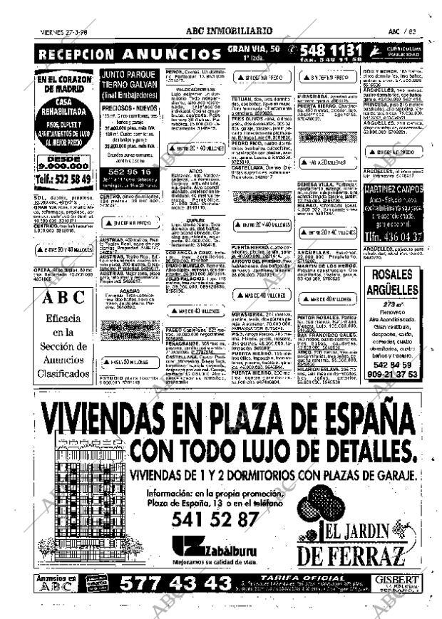 ABC MADRID 27-03-1998 página 83