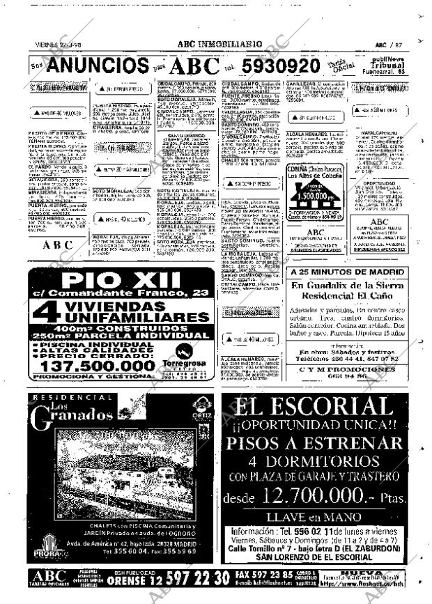 ABC MADRID 27-03-1998 página 87