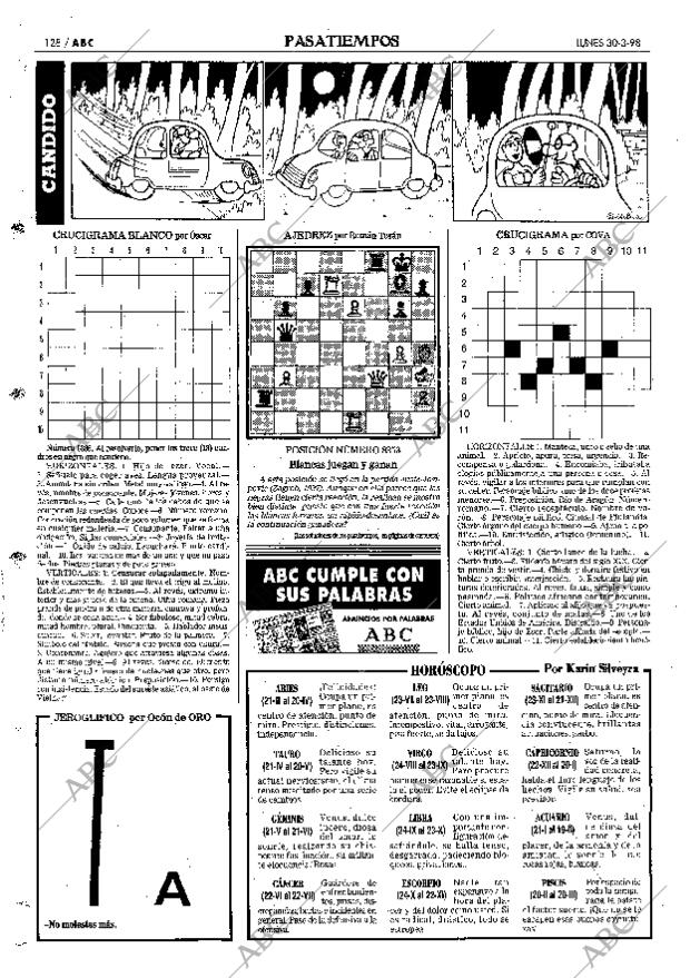 ABC MADRID 30-03-1998 página 128